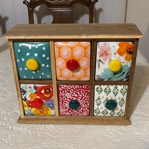 Colorful Wooden Drawer Organizer